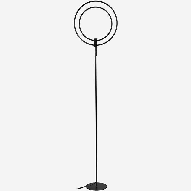 Brightech Eclipse Led Floor Lamp Silver