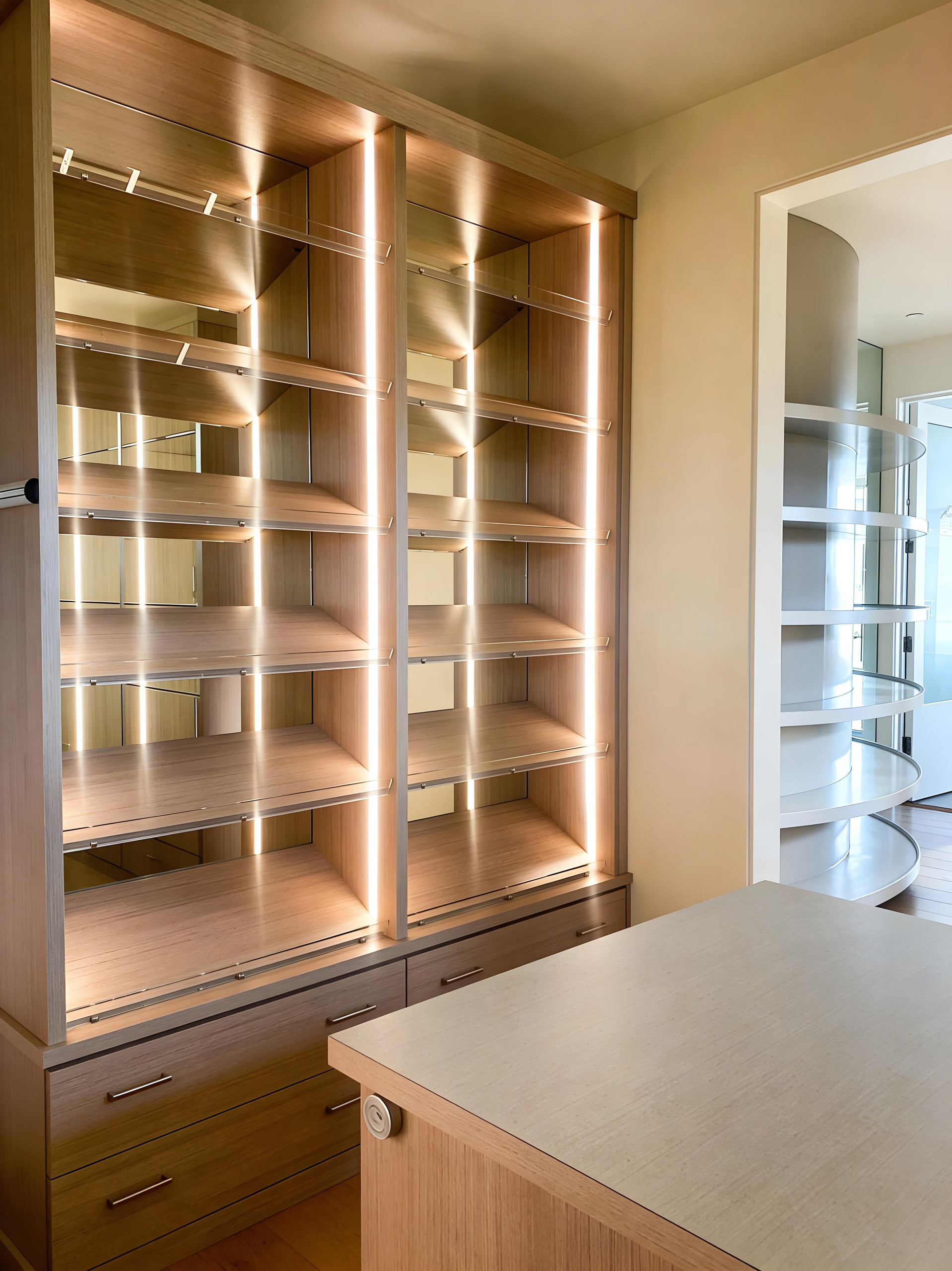 When My Client Needed More Wardrobe Space I Converted Two Rooms to One Walk In c