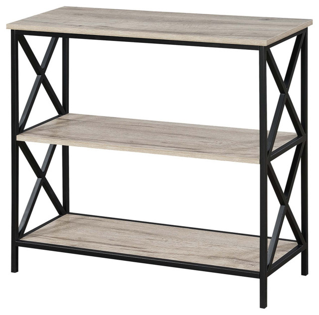 Tucson 3 Tier Bookcase Industrial Bookcases by Virventures Houzz
