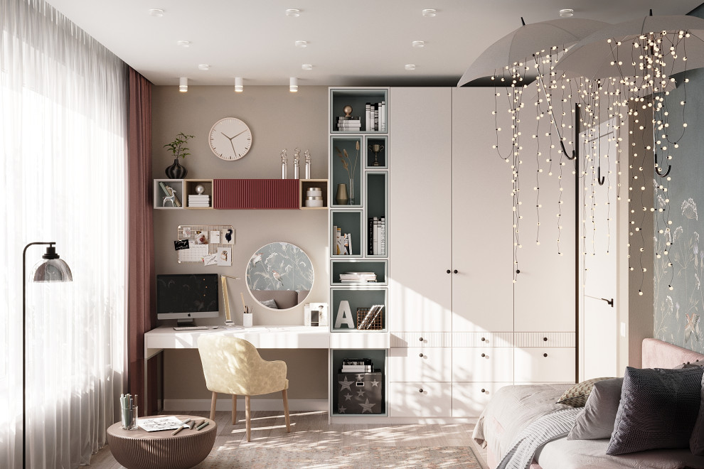 Детская для девочки 10 лет в 3-к. квартире ЖК "HeadLiner"