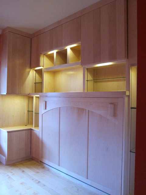 Murphy bed contemporain-chambre