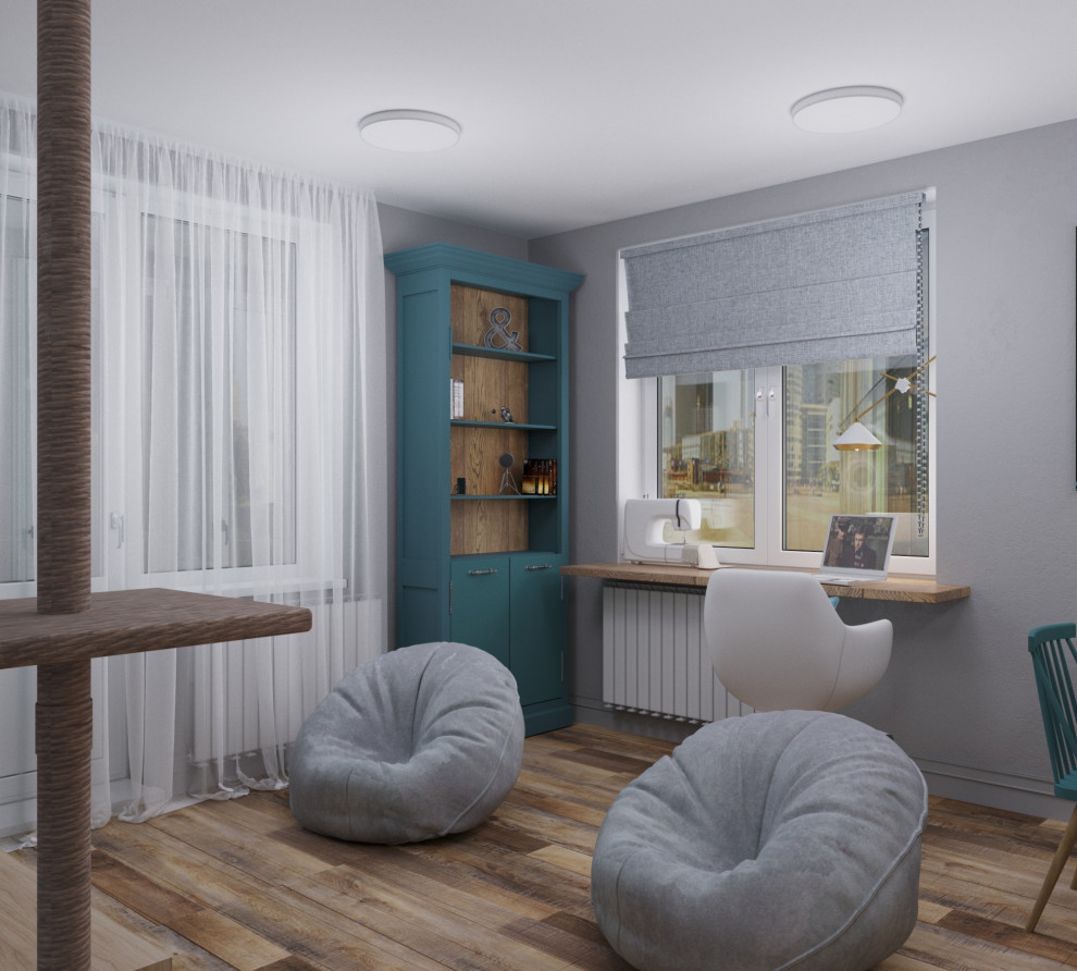 Квартира в стиле эклектики с элементами лофт