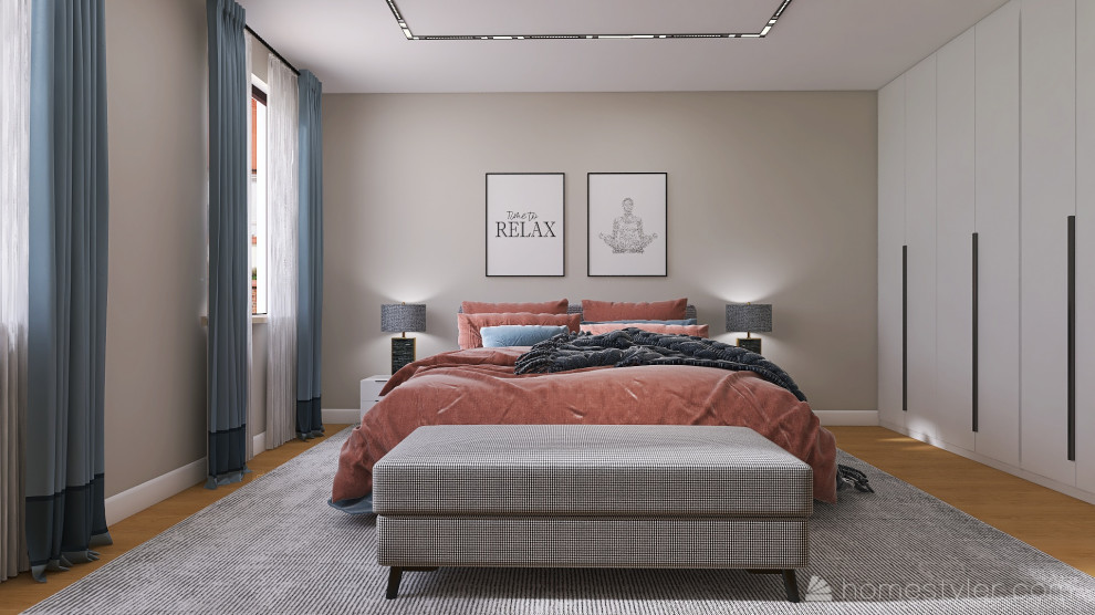 Спальня в загородном доме