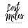 Lost Miles