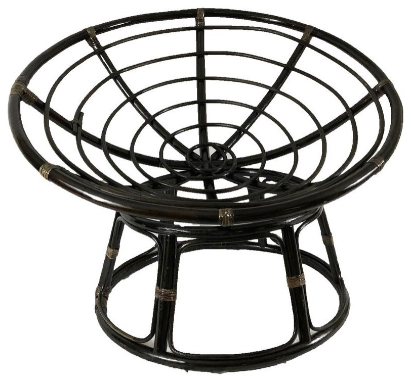 42inch Rattan Papasan Chair Frame Only Contemporary Armchairs And Accent Chairs by