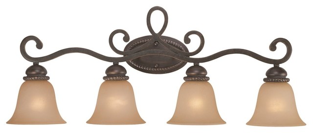 Craftmade Highland Place 4 Light Vanity Mocha Bronze