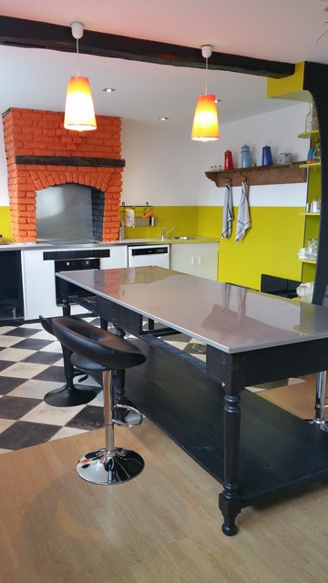 Espace repas eclectic-kitchen