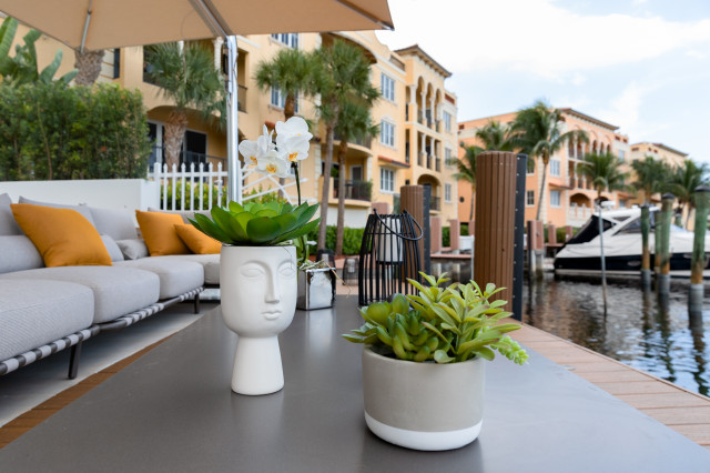 Waterfront dock contemporary-terrace