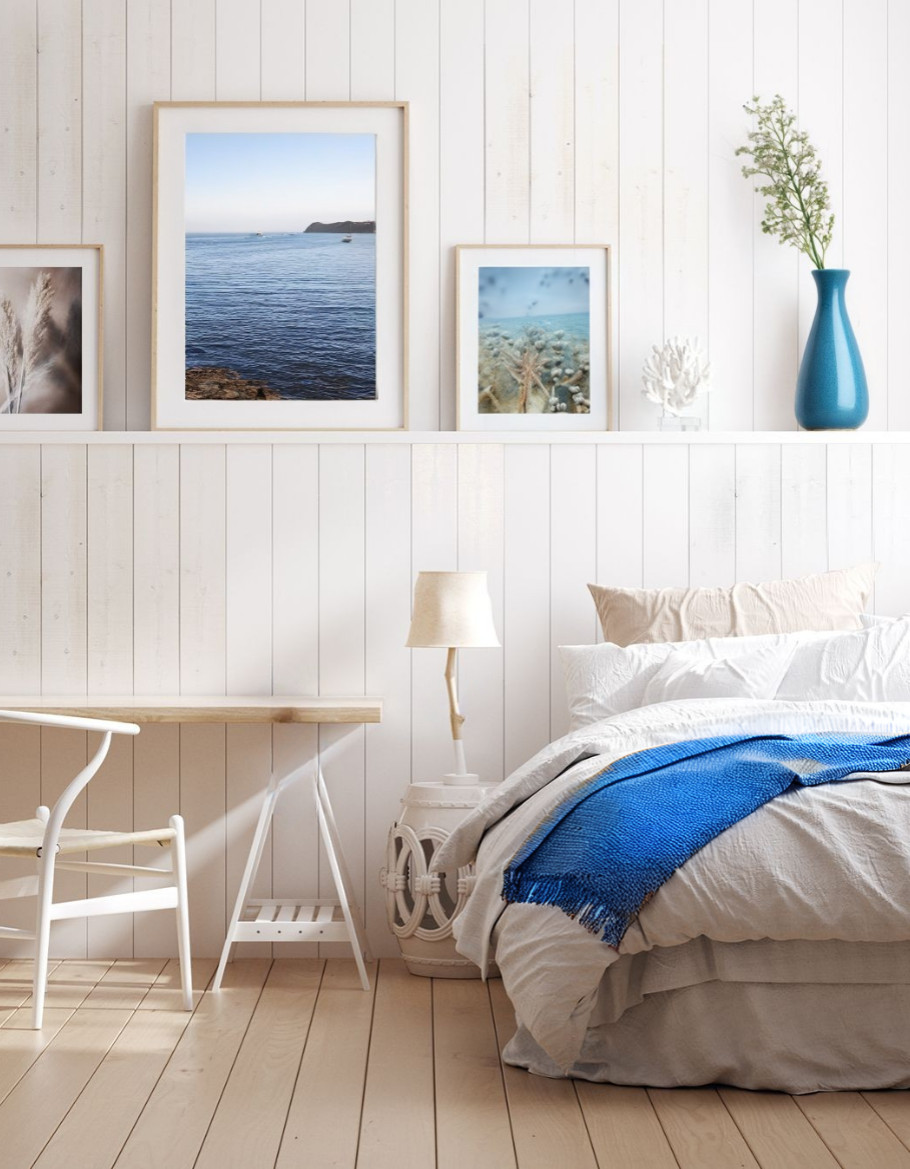 Maison en bois bord de mer