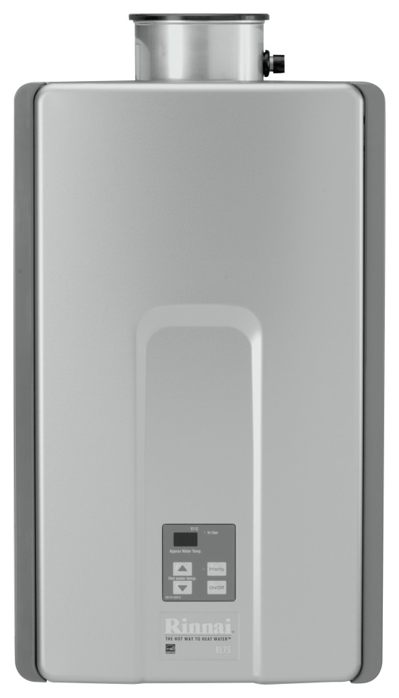 Rinnai 7.5 GPM Indoor Tankless Water Heater With CircLogic, Natural