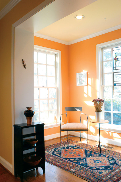 Color Guide How To Work With Orange - Which Colour Goes With Orange Wall