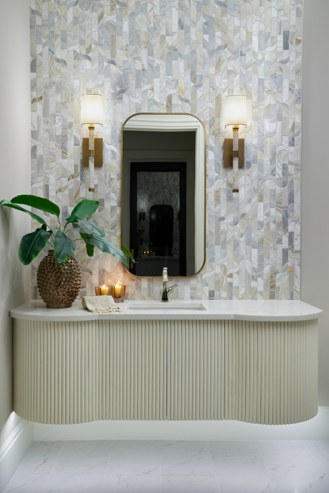 Quail West - Contemporary - Powder Room - Miami - by LMG Design ...