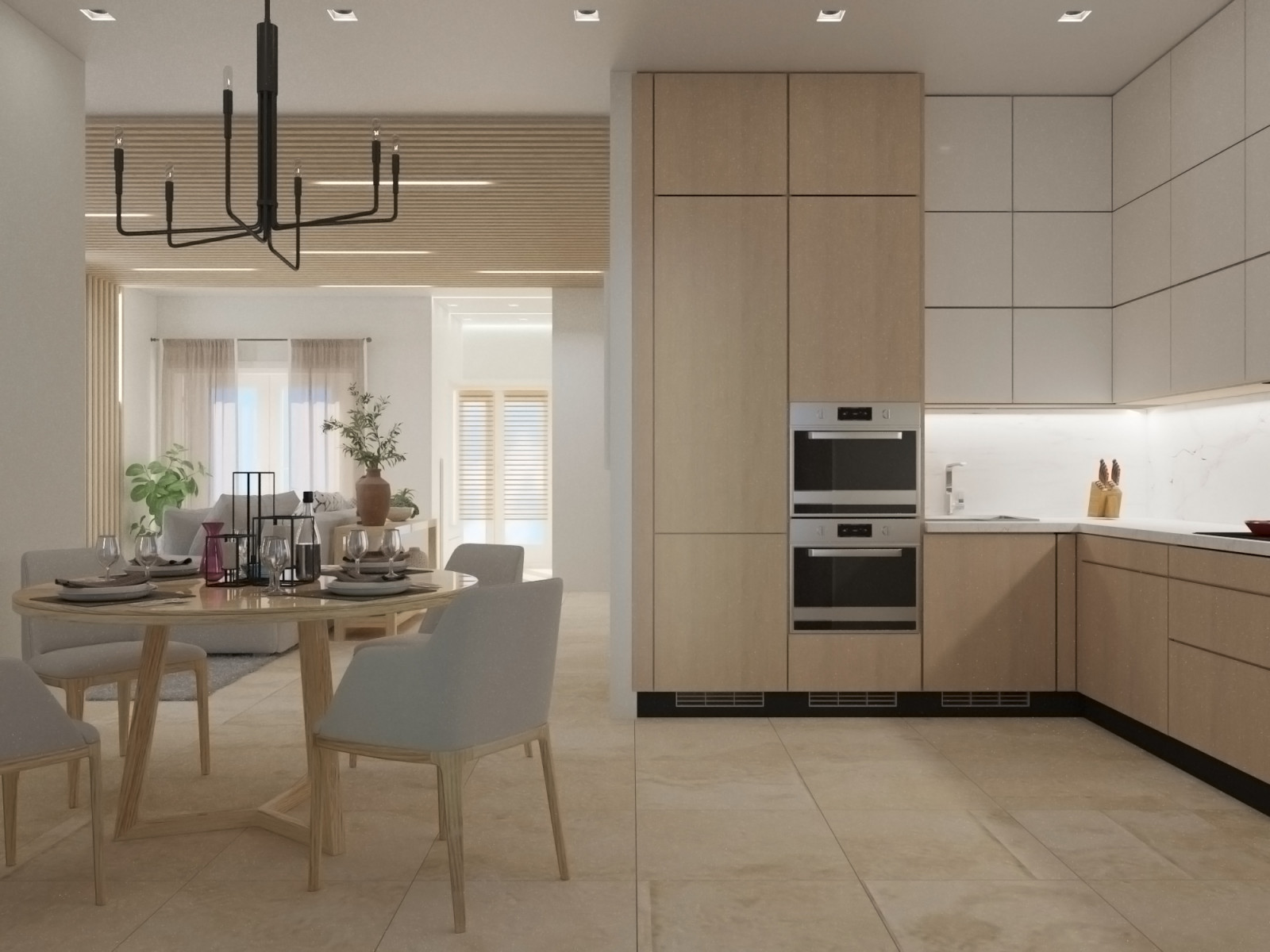 Таунхаус для семьи с двумя детьми в Геленджике.