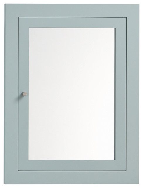 Ronbow Neo Classic Solid Wood Framed Medicine Cabinet Ocean Gray Ronbow Neo Classic Solid Wood Framed
