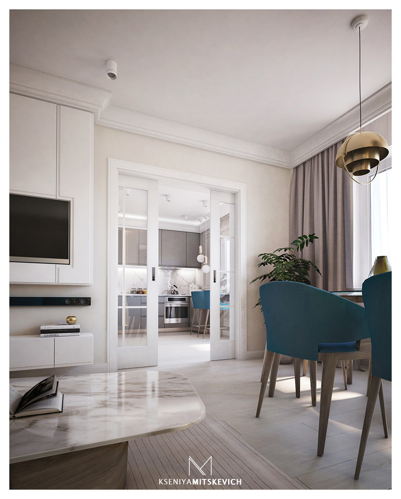 Дизайн квартиры в Минске. Современная классика