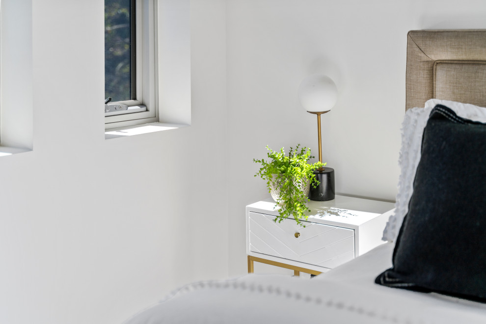Contemporary bedroom in Central Coast.