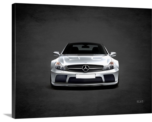 "Mercedes Benz SL65" Wrapped Canvas Art Print, 24"x18"x1.5"