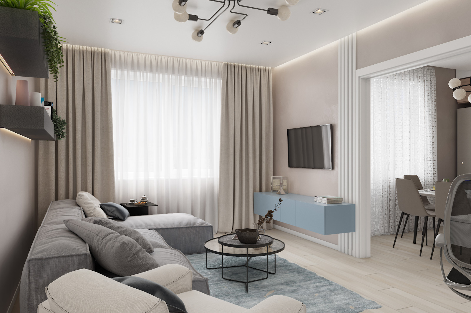 Дизайн проект  ЖК "Дом на Блюхера"