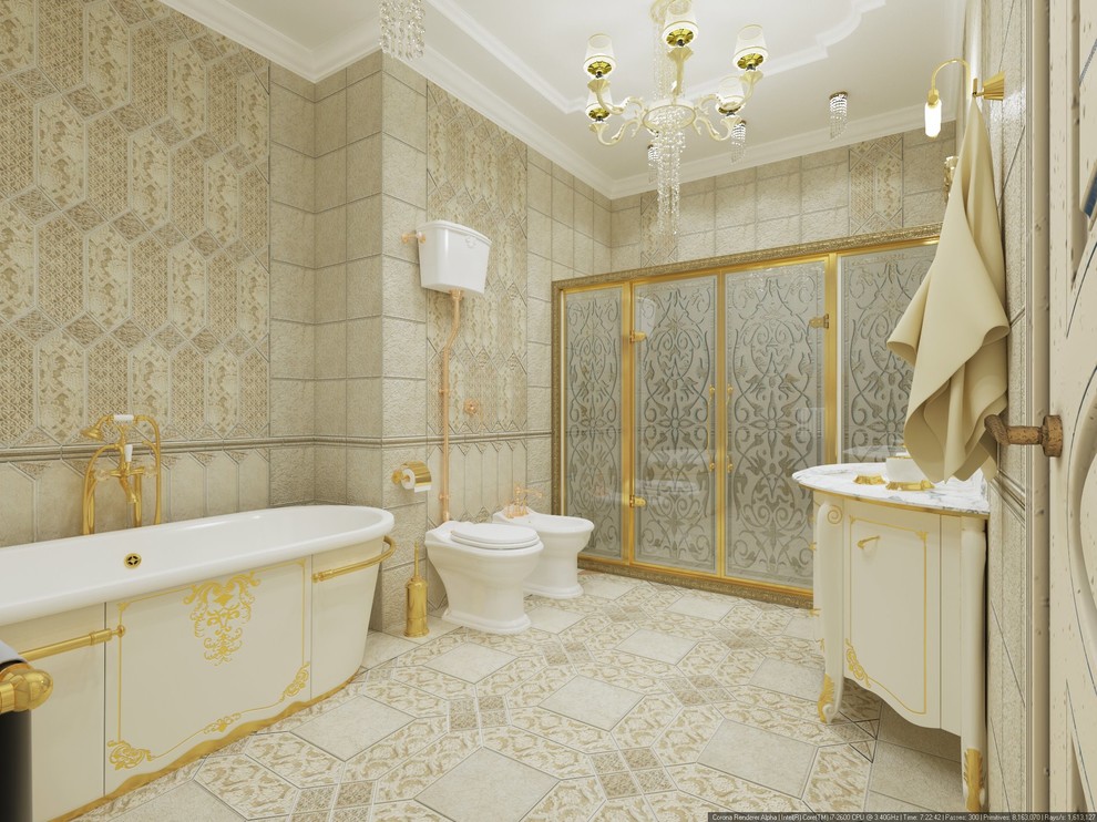 Проект пентхауса в классическом стиле в Москве