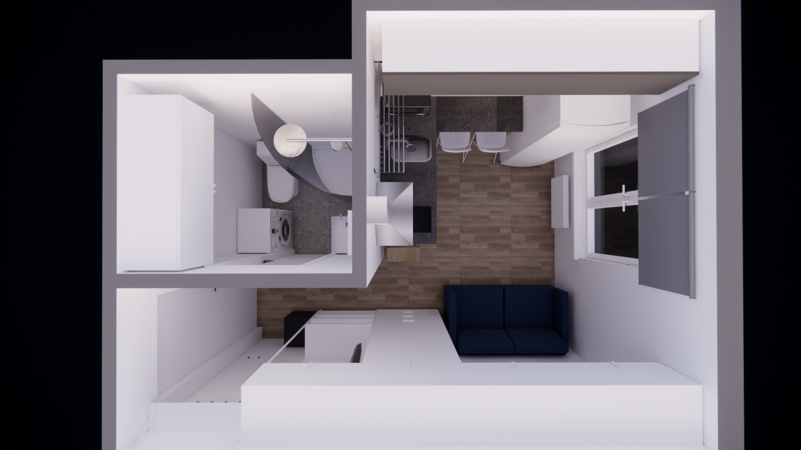 Супер маленькая студия 11м2