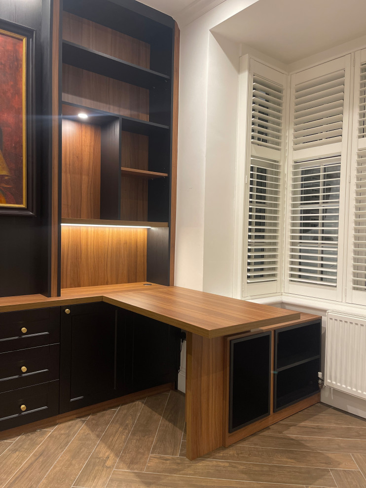 Bespoke Walnut Living room Cabinets, Library, Office