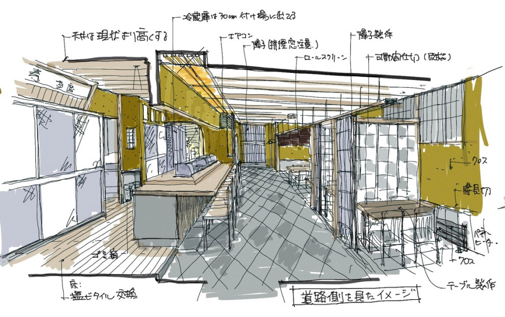 S寿司店舗改修工事