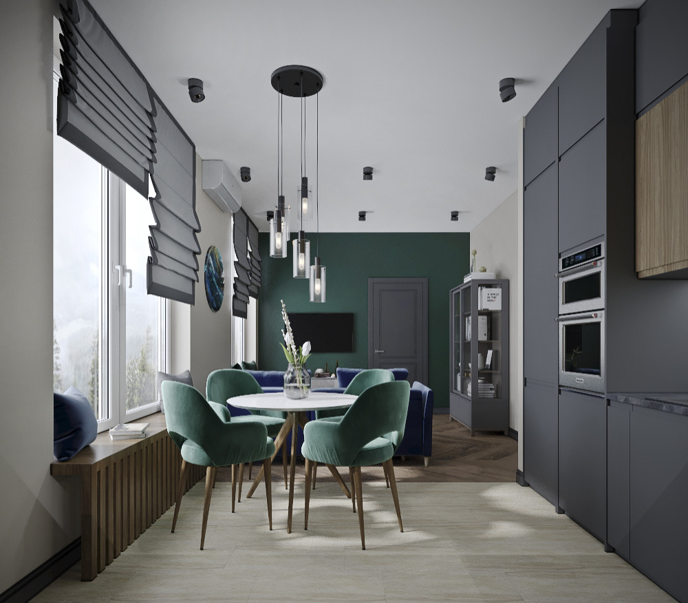 Синий & Зеленый в ЖК "Рассказово парк"