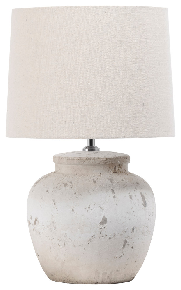 nuLOOM Antique Ceramic Urn Table Lamp Farmhouse Table Lamps by
