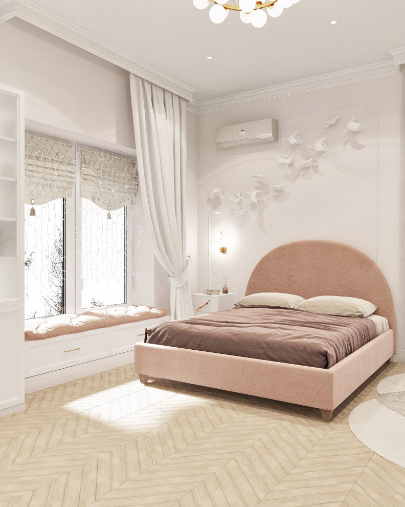 Двухэтажный дом в современной классике