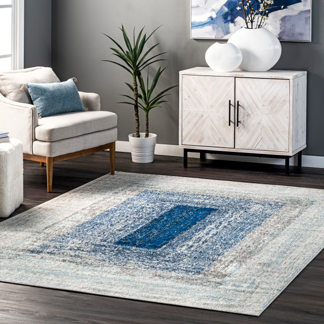 nuLOOM Pauline Contemporary Ombre Area Rug Contemporary Area Rugs