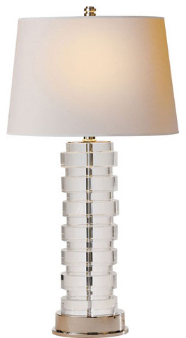 Chart House Oval Stacked Table Lamp