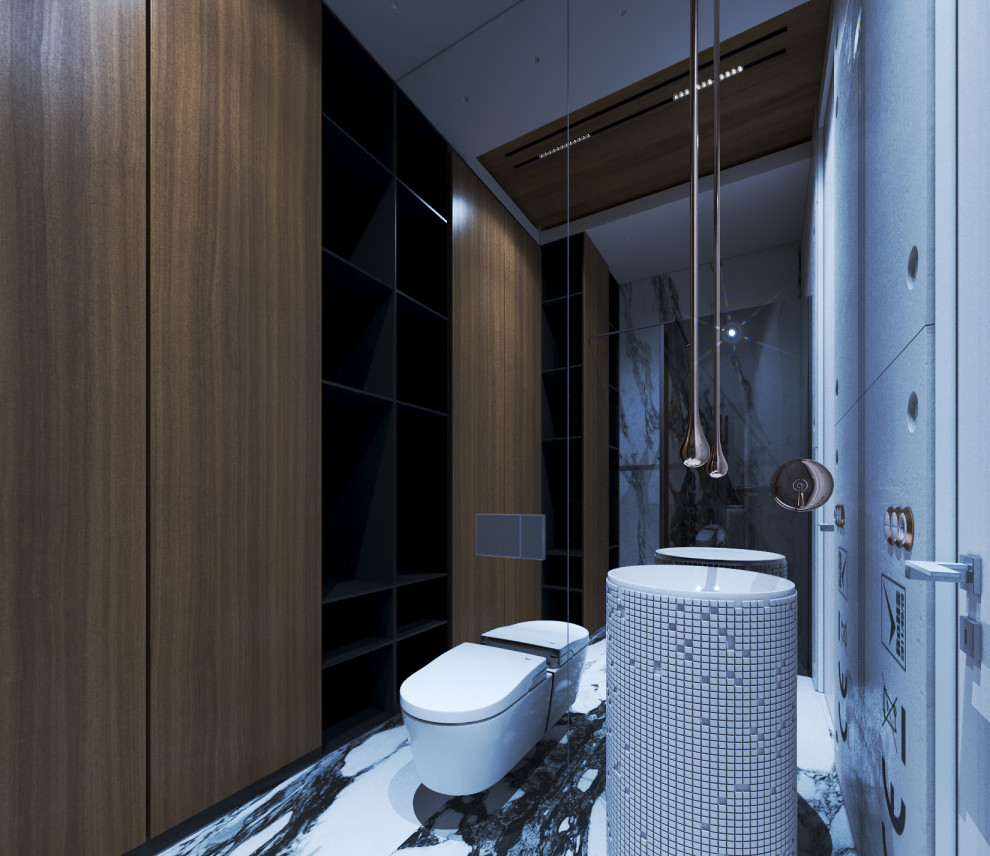 New design project apartment in Vladivostok, residential complex Aquamarine