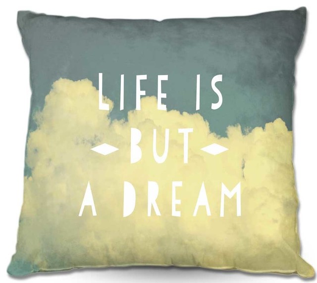 Life is But a Dream Outdoor Pillow, 16"x16"