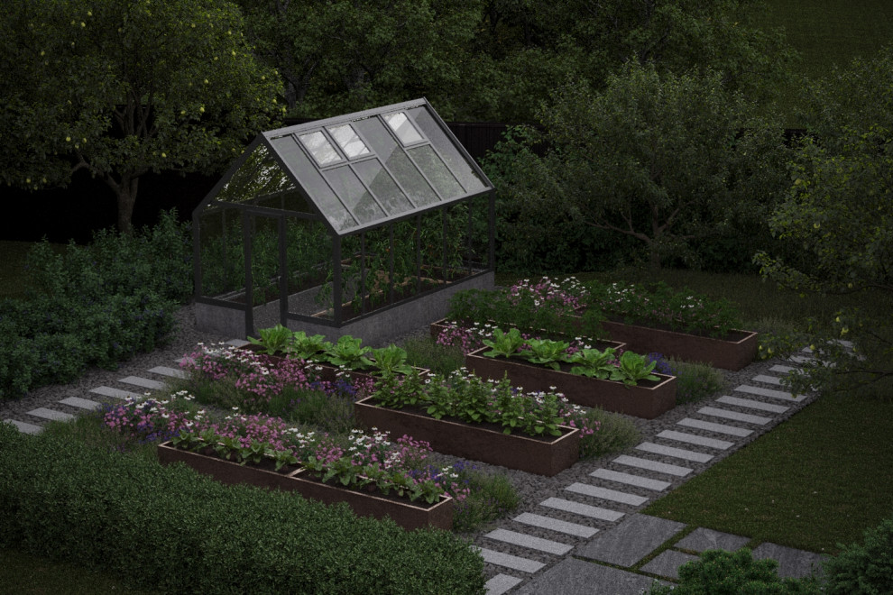 Сад на высоком берегу