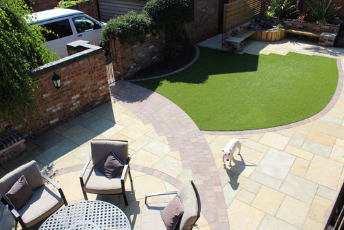 Marshalls Award Winning Garden Design 2017 Beautiful Marshalls Limestone Patio Area With Decorative Design