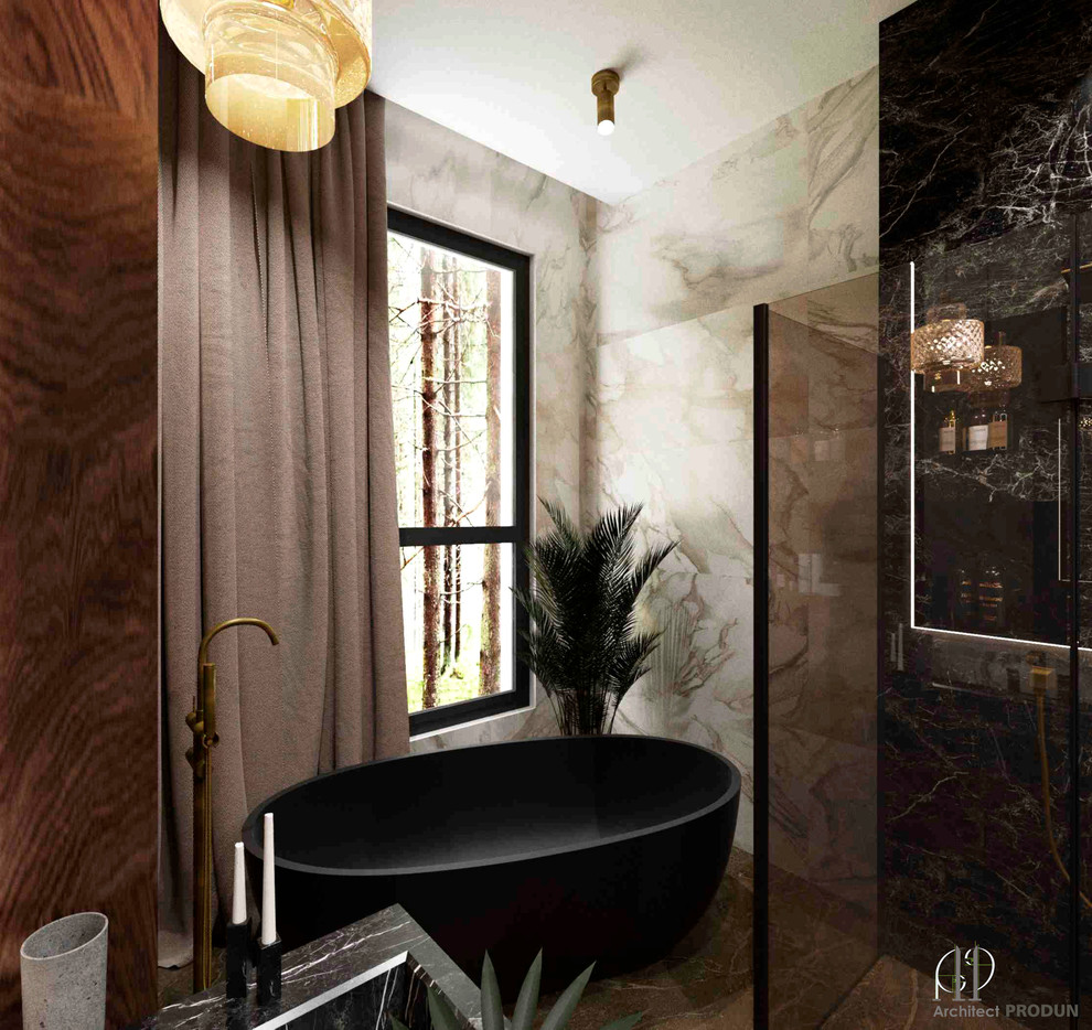 Ванная 2 этаж загородного дома