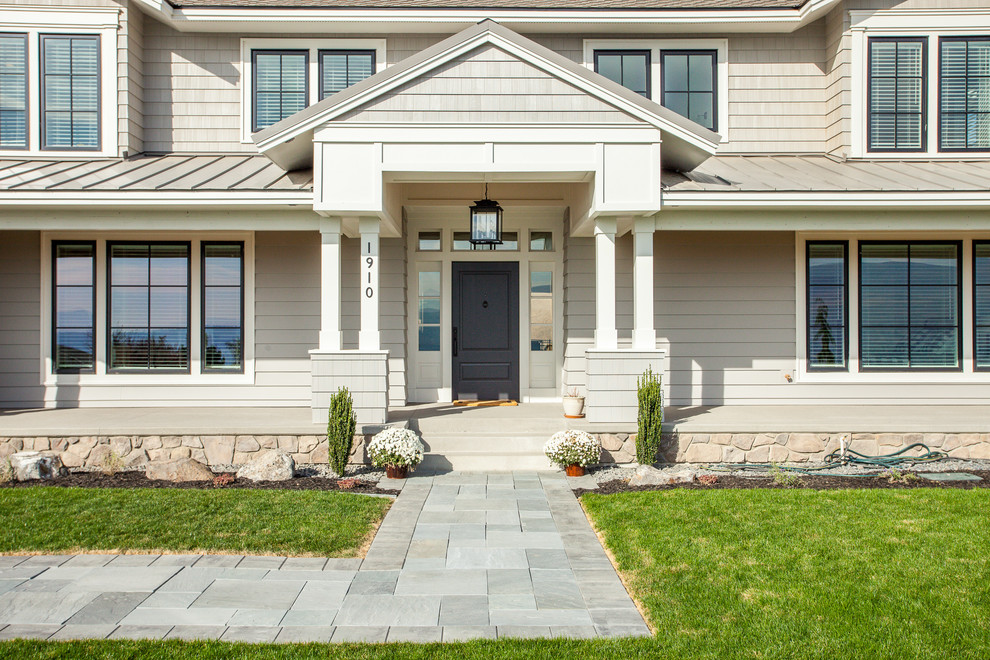 Home design - transitional home design idea in Seattle