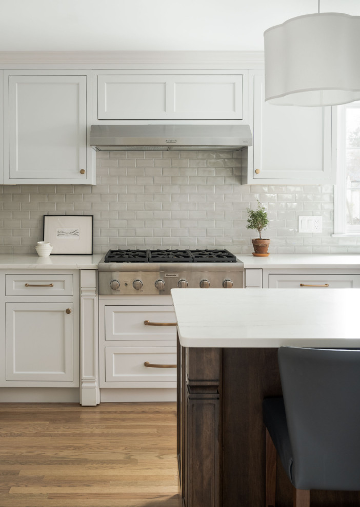 Transitional kitchen photo in Boston