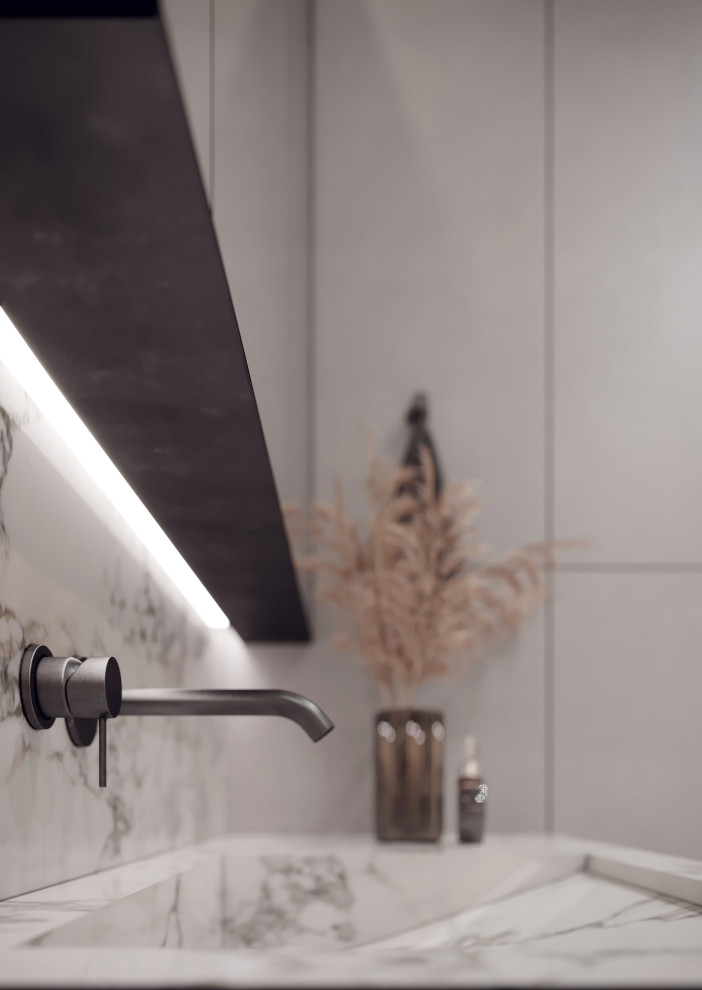 Санузел в студии г. Санкт-Петербург