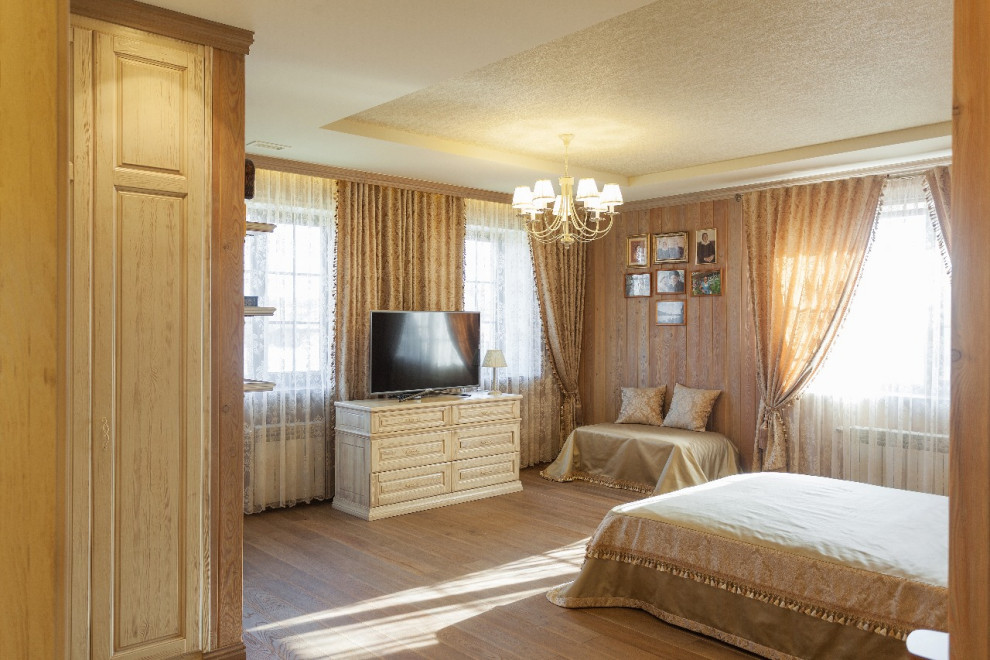 Traditional bedroom in Yekaterinburg.
