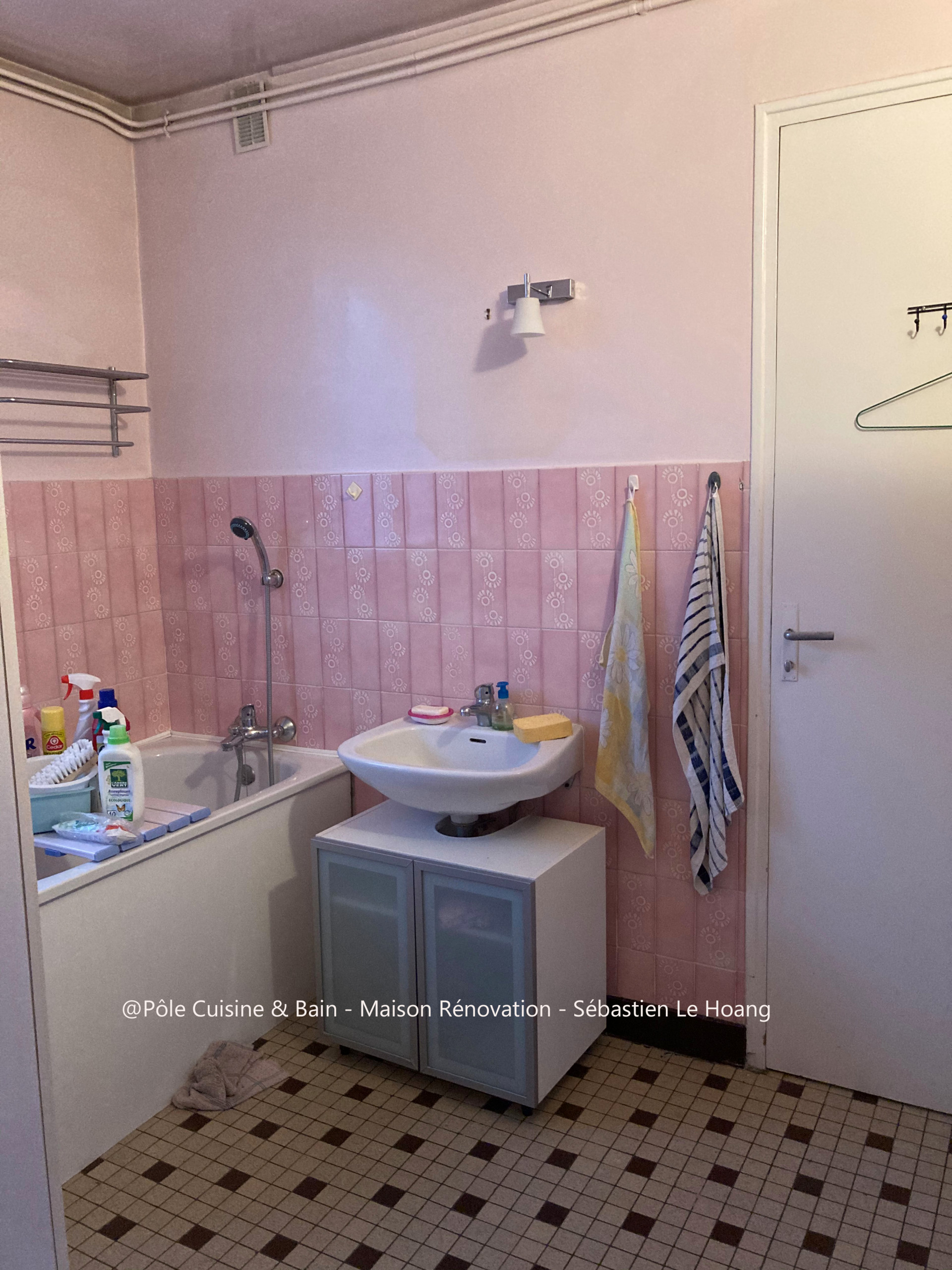 SALLE D'EAU: Rénovation complète de 1960 à 2021