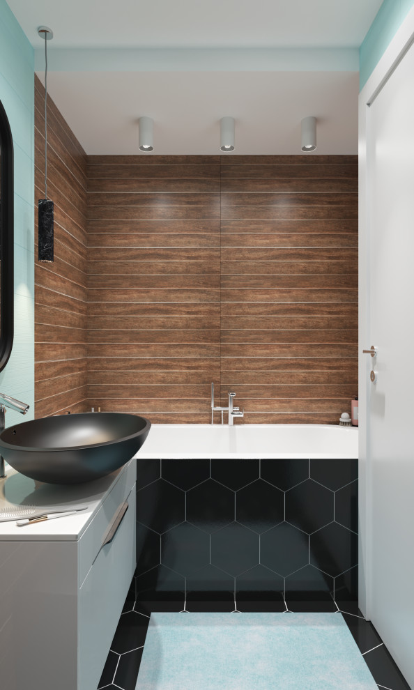 Шоколадный тиффани. Дизайн интерьера квартиры для молодой семьи в г. Энгельс