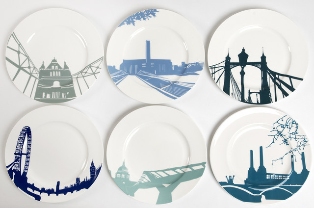 River Series Plates From Snowden Flood