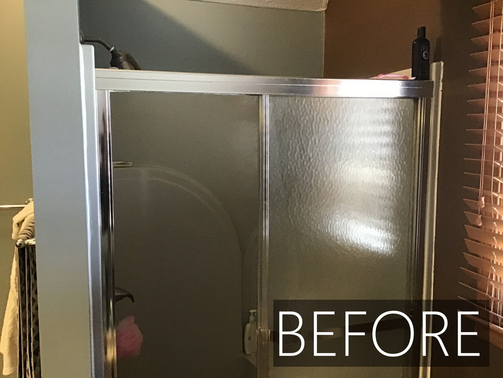 Example of a transitional home design design in Indianapolis