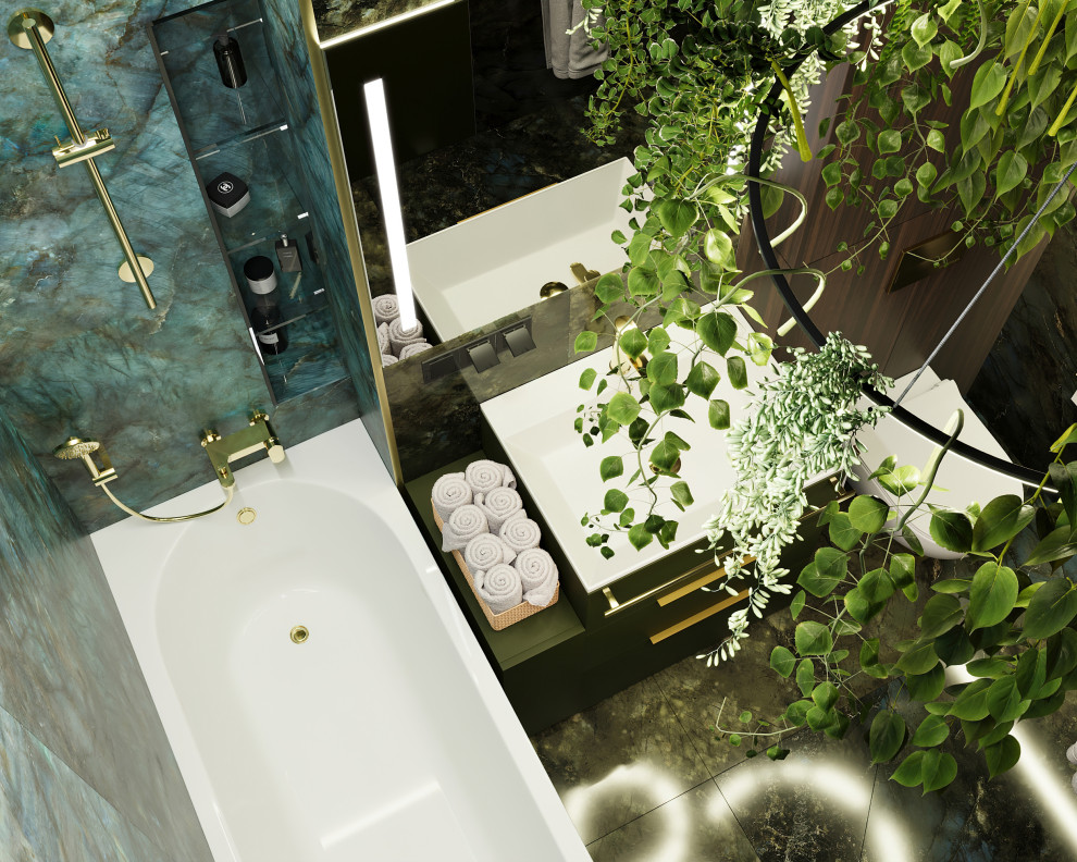 HÉ 210 // ЖК Серебряный фонтан, Москва, 91 м²