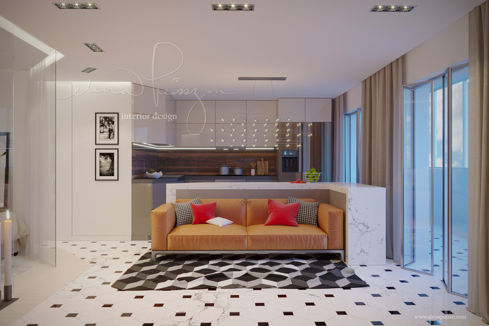 #Квартира_на_ Тверской для  стильного холостяка