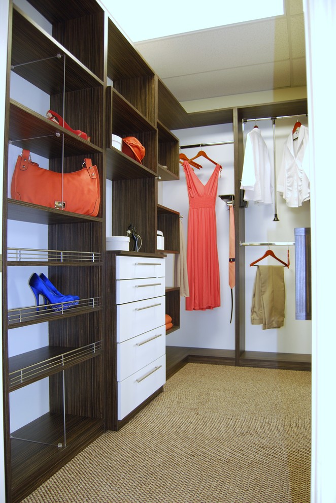 Inspiration for a traditional storage and wardrobe in Houston.