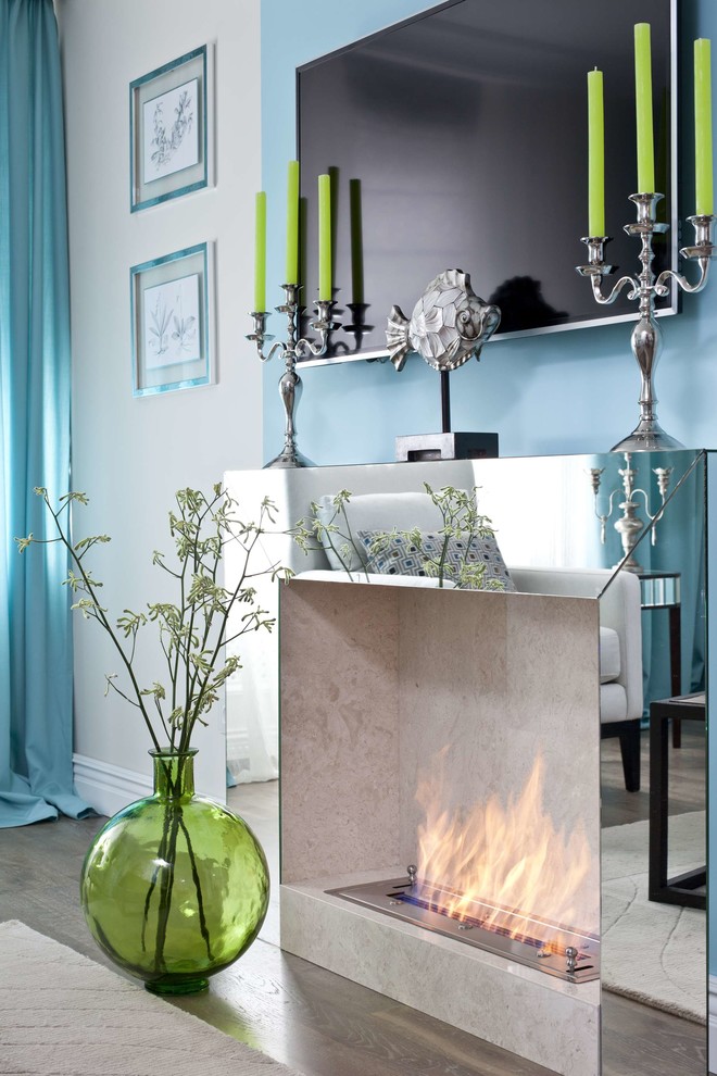 Бирюзовая гостиная