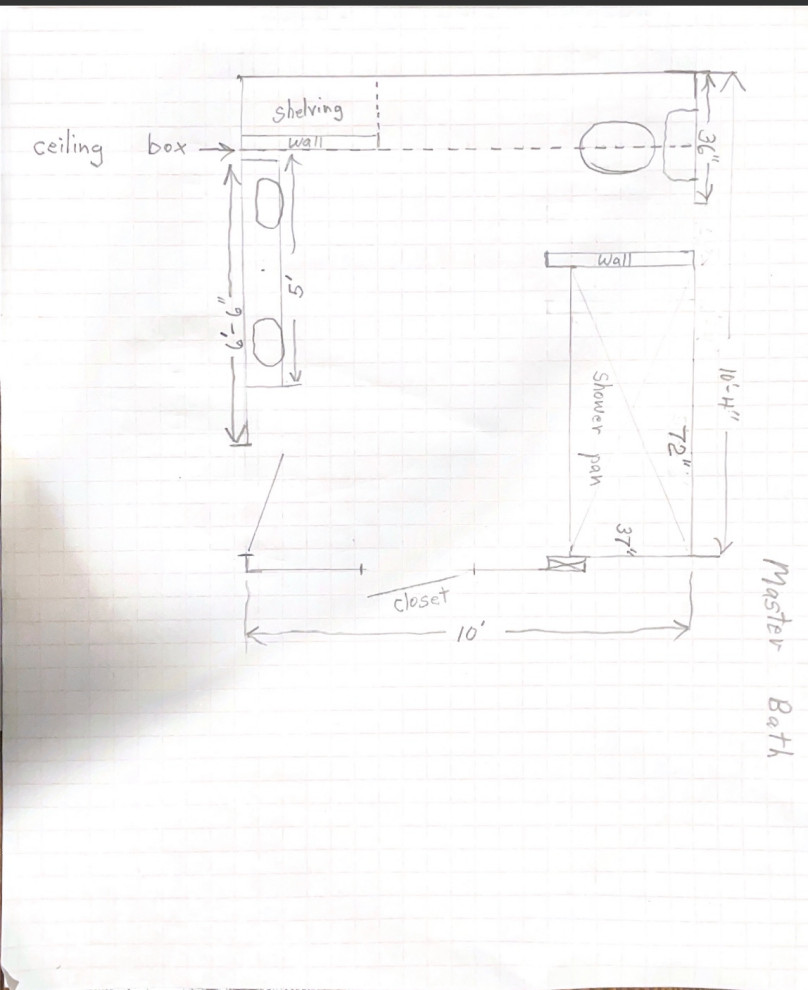 bathroom layout