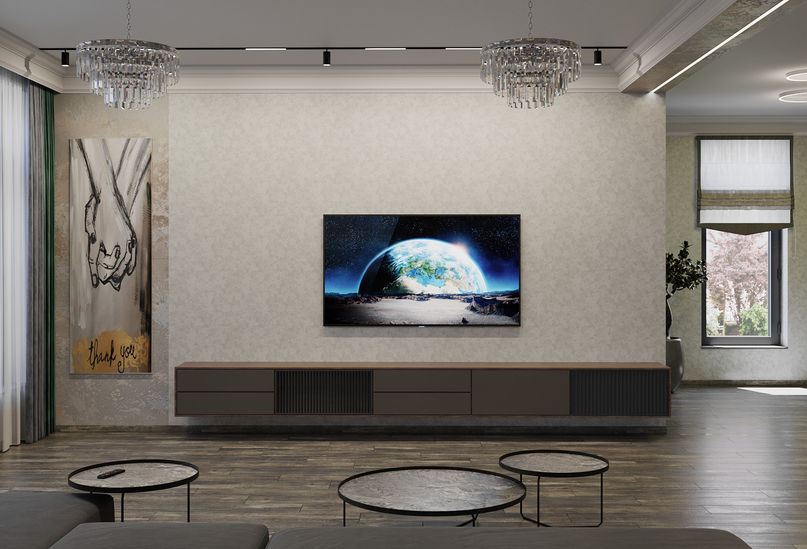 Минималистичный интерьер частного дома